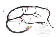 From 1989-1991 Ford used this glow plug harness in the F250, F350, F450 super Duty, F59 trucks that had International 7.3L motors. We build this harness as close as possible to the stock harness that Ford supplied with the truck.
The original Harness had a special Ford connector that, by now has burnt up in almost all cases . Replacement connectors are not available anywhere.
We supply a new connector that you will install at your fire wall. This New connector replaces the one on your fire will and is much more appropriate for the electrical loads placed upon it.
Connector directions included and wiring schematic included.